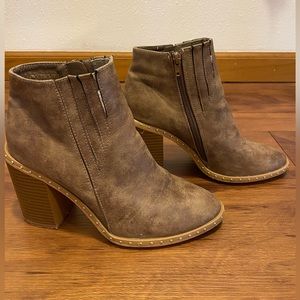 Brown Heeled Bootie
